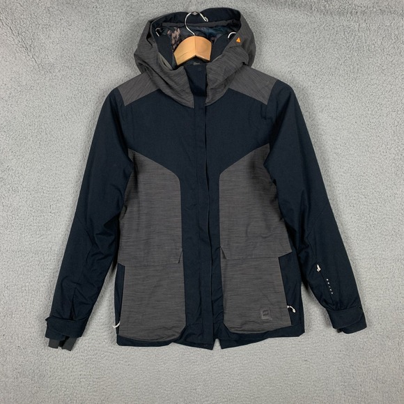 Orage Cath Jacket Women's Small Gray/Black Insulated Waterproof Ski Snowboard - Picture 1 of 15